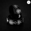 Couple Ring Her King And His Queen Rings Best gift for Valentine pack of 2 ringS with cute box. 