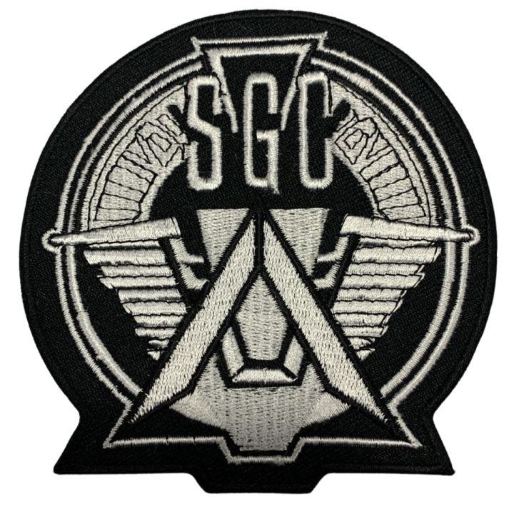 Stargate Command Embroidered Iron On Patch Sew On Badge For Kids T shirts Caps Bags And Applique