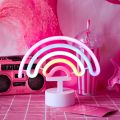 LED Night Light USB Rainbow Light Romantic Ins Heart Night Light Bedroom Sleep Light. 