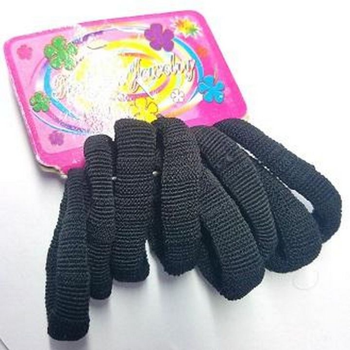 100 pcs Simple black pony