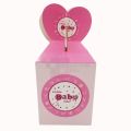 A LITTLE BABY GIRL GOODY BOX - PACK OF 10 GOODY BOX - BABY GIRL THEME NAPKINS. 