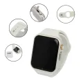 Sports Bluetooth Smart Watch Camera Lens Memory Card Supported Bluetooth Calling Support 280 mAh polymer battery Micro USB cable TPU Band. 