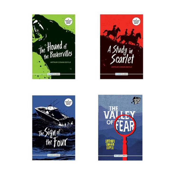 Sherlock Holmes Novels (4 Books Deal) By arthur conan doyle