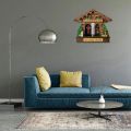 Weather House Forest Weather House with Man and Woman Wood Chalet Barometer Thermometer and Hygrometer Home Decoration. 