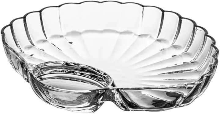 🍽️ Crystal Momos Kitchen Transparent Crystal Plate 🎨 Mix / Random ...