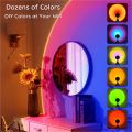 Remote Control Sunset Lamp Projector 16 Colors Changing RGB | Mobile Photography Backgrounds Accessories Lighting Kit Wallpaper. 