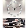 New Big 3d Crystal Acrylic Mirror Wall Clocks Living Room. 