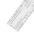Essential EKG Ruler Pocketcard in English. 