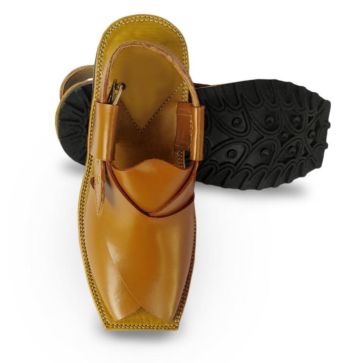 Mustard%20Peshawari%20Chappal%20/%20Kherri%20Pure%20Leather%20-%20Image%203