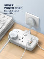 LDNIO SC2413 Universal Power Strip USB Outlet Extension Cord Adapter Wall Charger Surge Protector Socket With 4 USB Port. 