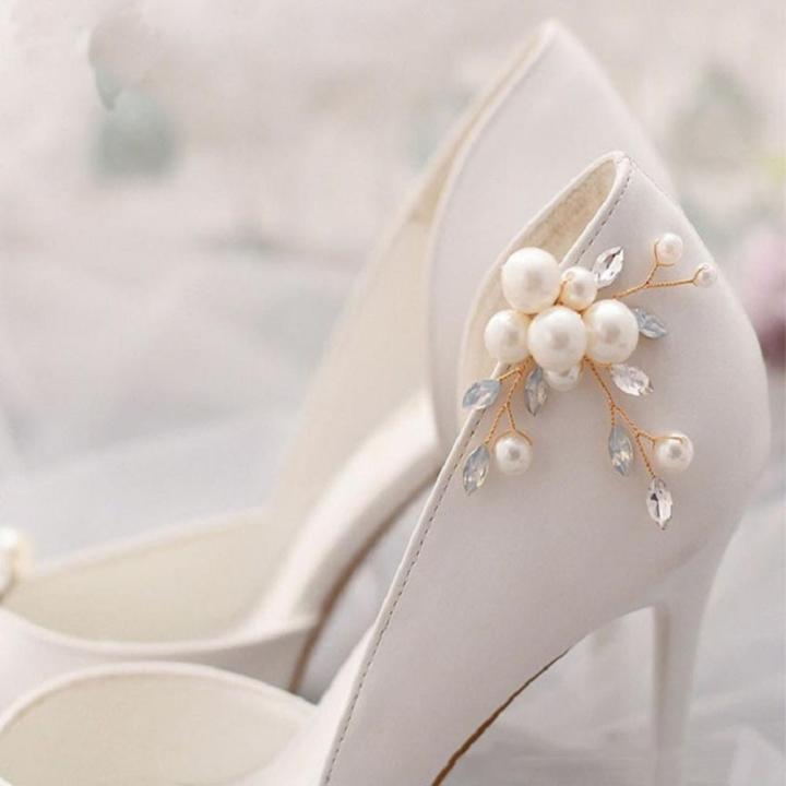 Decoration Women High Heels Buckle Shoe Accessories Wedding Shoes Buckle 1 Pair Fashion Shoe Clip DIY
