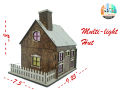 12 Volt Light Hut/3D Fancy Light Hut/Wooden Huts/Mini Huts/Wooden Small Huts Wooden Light House/Best Birthday Gift/Decoration for Home/Fancy huts/birthday gifts. 