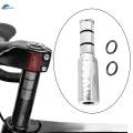 Handlebar Riser Adapter Bike Fork Stem Extender for Stem Extension BMX Road Argent 123x60mm. 