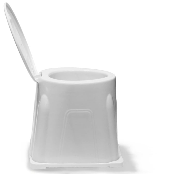 Lifecare Enterprises  Portable  Toilet to Western Convertor | Toilet stool For Elderly Disabled Person | Toilet Commode for patients | Portable Toilet Seat for Adult, Kids and Handicap People (White)
