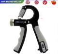HISTRO 5-60 kg Plastic Hand Grip Strengthener – Adjustable Grip Strength Trainer with Stainless Steel Spring for Strong Wrists, Fingers, Forearm, Hands and Rehabilitation Exercise  Hand Gripper Adjustable Resistance Automatic Counting Non-Slip Hand Grip. 