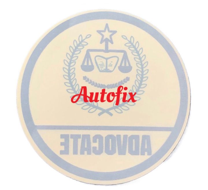 Car styling Wind Screen Sticker 4.5 Inches 01 Pcs | Daraz.pk