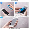 2 In 1 Phone Screen Cleaner Spray Computer Mobile Phone Screen Dust Removal Tool Microfiber Cloth Set Cleaning Tool Simple and Easy to Use - Multi. 