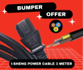 PC Power Cable I-SHENG SP-022 16A 250V 3Meter. 