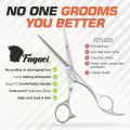 Fagaci Professional Hair Scissors 6” Extremely Sharp Blades, Fine Cutting Blades, Professional Hair Shears, Barber Scissors Set for Men and Women, Haircut Scissors Hair Kit. 