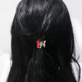 Lovely Small Cherry Hair Claw Clip Accessories For Women Girls Candy Rhinestones Hairpin Crab. 