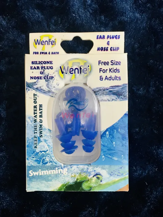 Silicone%20Ear%20Plugs%20And%20Nose%20Clip%20Combo%20Set%20For%20Swimming%20-%20Image%204