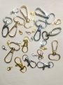 Mixed Metal Buckle Hooks & Lobster Clasp Set – Swivel, Trigger & Keychain Hooks for DIY Crafts, Jewelry, Bags & Keychains. 