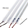 Light Led Bar Transparent/Milky 30cm, 45cm, 1 meter Direct AC220V High Brightness WARM/WHITE. 