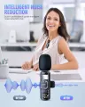 Wireless MIC Type C/Lightning/Android/USB/AUX 3.5mm Mic K8/K9/K15/K35 Wireless Single/Double Microphone For Interview, Vlogging , Podcast. 