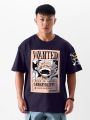 Luffy Most Wanted Oversized T-Shirt. 