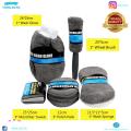 9 Pack Microfiber Car Cleaning Kit Towel Detailing Car Wheel Brush Waxing Sponge. 