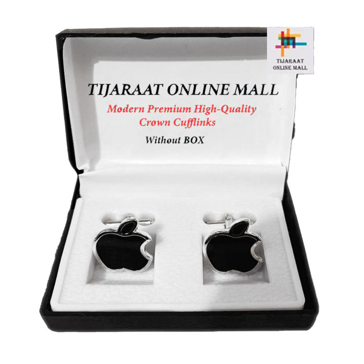 Modern Premium High-Quality  Apple Cufflinks Studs - Shirt Accessories