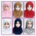 10 step Ready To Wear New Stylish Hijab With Niqab Option for Women & Girls. 