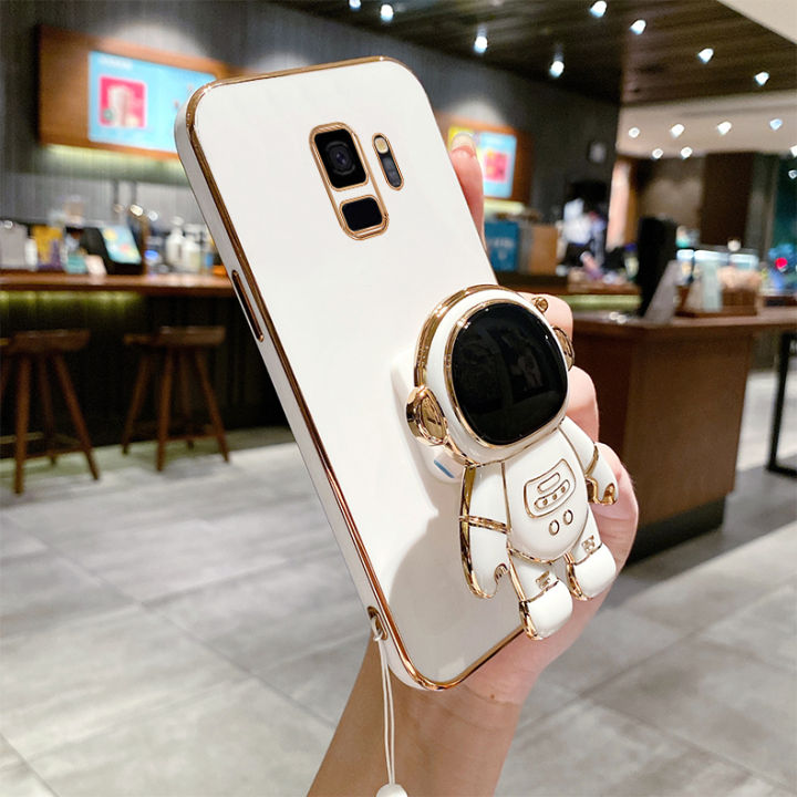 For%20Samsung%20Galaxy%20S9%20/%20S9%20Plus%20Back%20Cover%20with%20Astronaut%20Stand%20Lanyard%20Luxury%206D%20Plating%20Shiny%20%20Phone%20Case%20Soft%20Silicone%20Square%20Frame%20Protective%20Cases%20Pouch%20Girls%20Women%20-%20Image%204