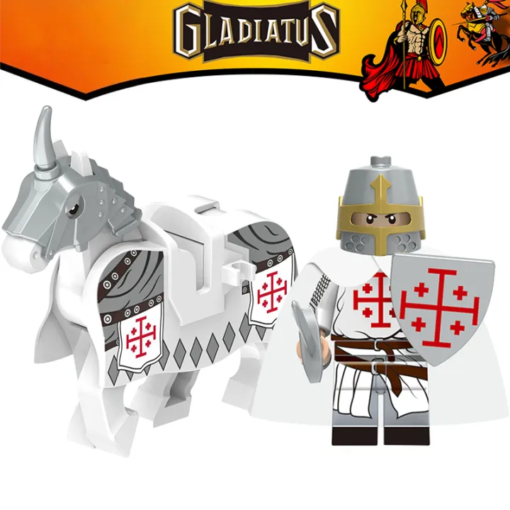 Lego%20ancient%20Roman%20soldier%20Spartan%20warrior%20Templar%20Knight%20X0316%20assembled%20building%20block%20minifigure%20toy%20-%20Image%204