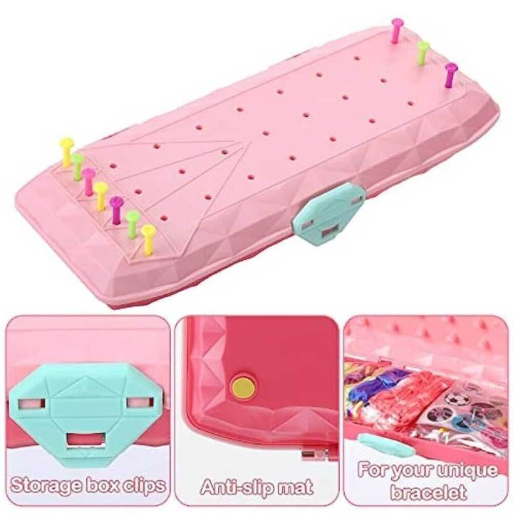 Friendship%20Bracelet%20Making%20Kit%20Crafts%20Diy%20Braiding%20Bracelet%20Toys%20For%20Kids%20Girls%20Birthday%20-%20Image%202