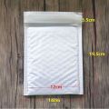 10pcs/lots Blank White Bubble Envelope Pearl Film clear Envelope Courier Bags Waterproof White Mailing Bag Packaging handmade. 