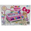 Beautiful Hello Kitty Standing Piano with Microphone for Kids. 