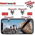 PUBG New Stylish Soft Fortnite controllers  Mobile Gaming Metal Trigger L1 R1 Button with  1 pair of Pubg Gloves  Game Shooter Controller.. 