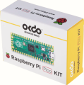OKdo Raspberry Pi Pico Starter Kit (RP2040) – Includes Micro USB Cable, Pin Headers & Guide – MicroPython Ready. 
