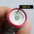 CREE Q5 LED Flashlight 800 Lumen IP65 Waterproof 3 Modes Zoomable Focus LED Diode Torch Portable Tactical Emergency Lighting. 