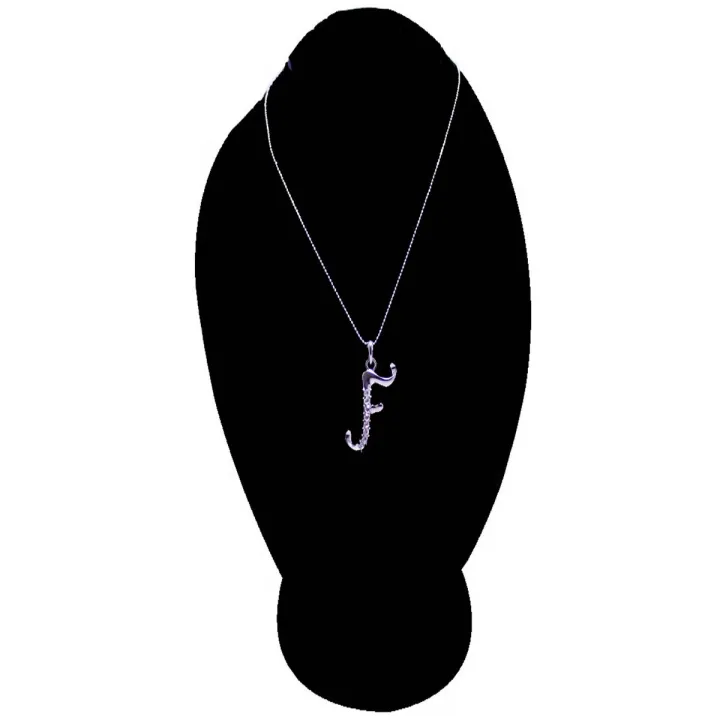Silver%20Stainless%20Steel%20-%20J%20-%20Letter%20Stone%20Pendant%20For%20Women%20/%20Girls%20-%20J%20-%20Image%202