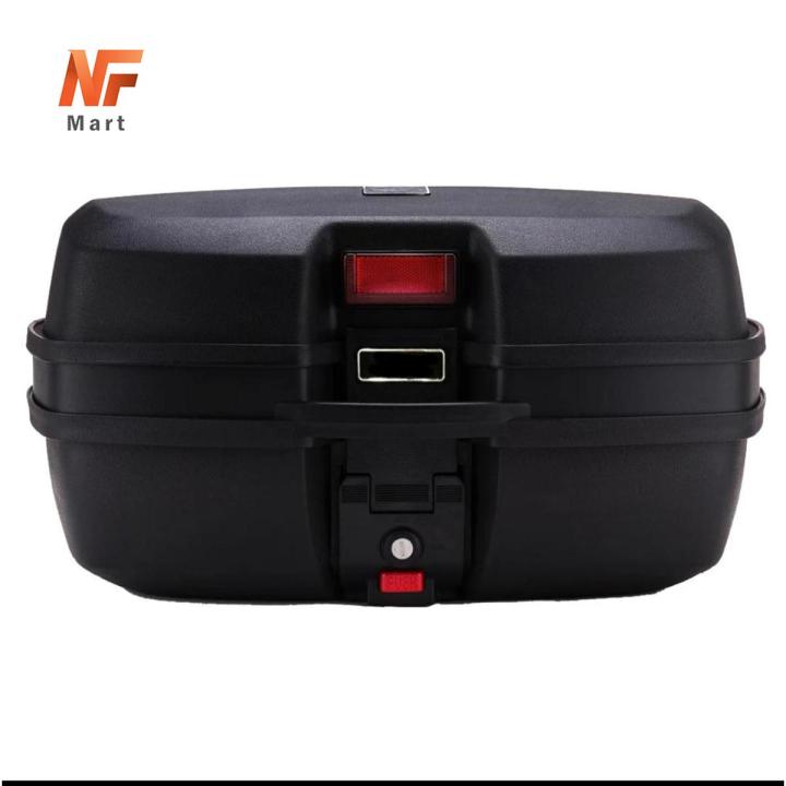 JDR Motorcycle Tail Box , Top Box , Popular motorcycle Top Case, JDR 32-Litres Super Large capacity  Durable Motorbike case, Bike Top Box NF MART