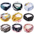 Pack of 2 Summer Hair Bands Soft Cross Turban Hairband Women Hair Accessories Girls Headband Fabric. 