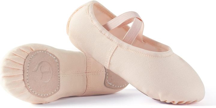 TIEJIAN%20Kids%20PU%20Leather%20Ballet%20Canvas%20Dance%20Slippers%20Gymnastic%20Yoga%20Shoes%20Flat%20Split%20Soft%20Sole%20Professional%20Children%20Ballet%20Slippers%20for%20Toddler%20Girls%20Ladies%20Children's%20and%20Adult's%20Dance%20Shoes%20-%20Image%202