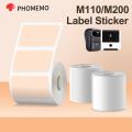 Phomemo M110 Thermal Label Printer Labels for Home Office Labels Colorful Adhesive Paper Round Square Printable Sticker Paper. 