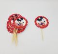 MICKEY MOUSE CUPCAKE TOPPER - PACK OF 10 CUPCAKE TOPPERS - MICKEY MOUSE THEME CUPCAKE TOPPERS. 
