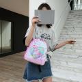 Topsky Sequin Unicorn Backpack Shiny Children's Backpack,Glitter Backpack School Bag for Girls,Glitter Bling Rucksack for School Girls Shiny Casual Daypack. 