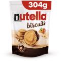 Ferrero Nutella Biscuits 304 gram Pouch (Made in Italy). 