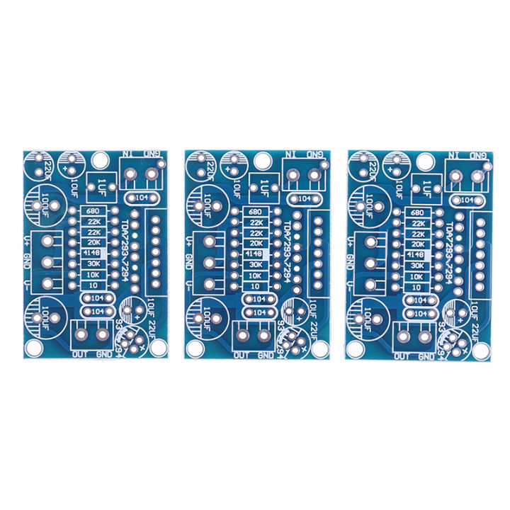 3 Pcs TDA7293/TDA7294 Mono Channel Amplifier Board Circuit PCB Bare Board Hudduo