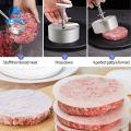 GOIKEA Slider Patty Maker Stainless Steel Burger Press Easy to Use Patty Maker with Adjustable Thickness Multi-purpose Round Burger Mold for Perfect Patties Food Grade Quality Burger Patty Maker. 